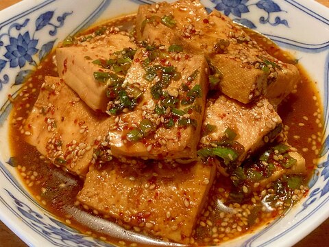ご飯にのせて♪韓国風豆腐の煮物